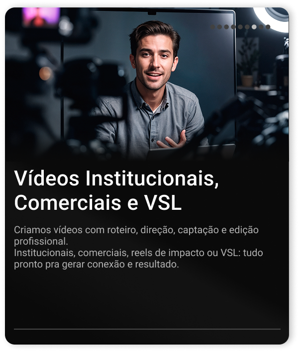 mblVídeos Institucionais, Comerciais e VSL